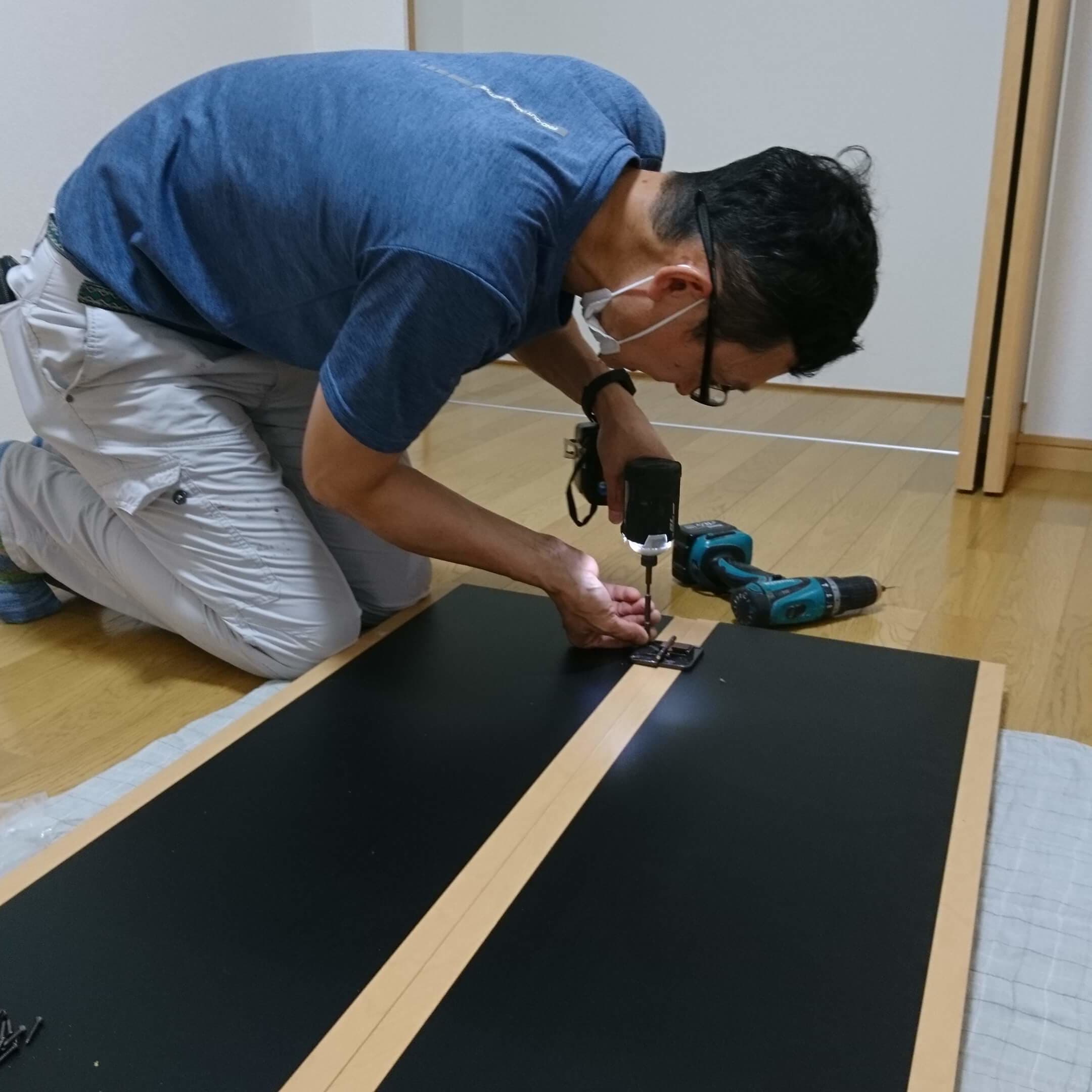 収納折戸修理 名古屋市中区 | 建具の建付け調整なら建具修理の窓口名古屋市中区